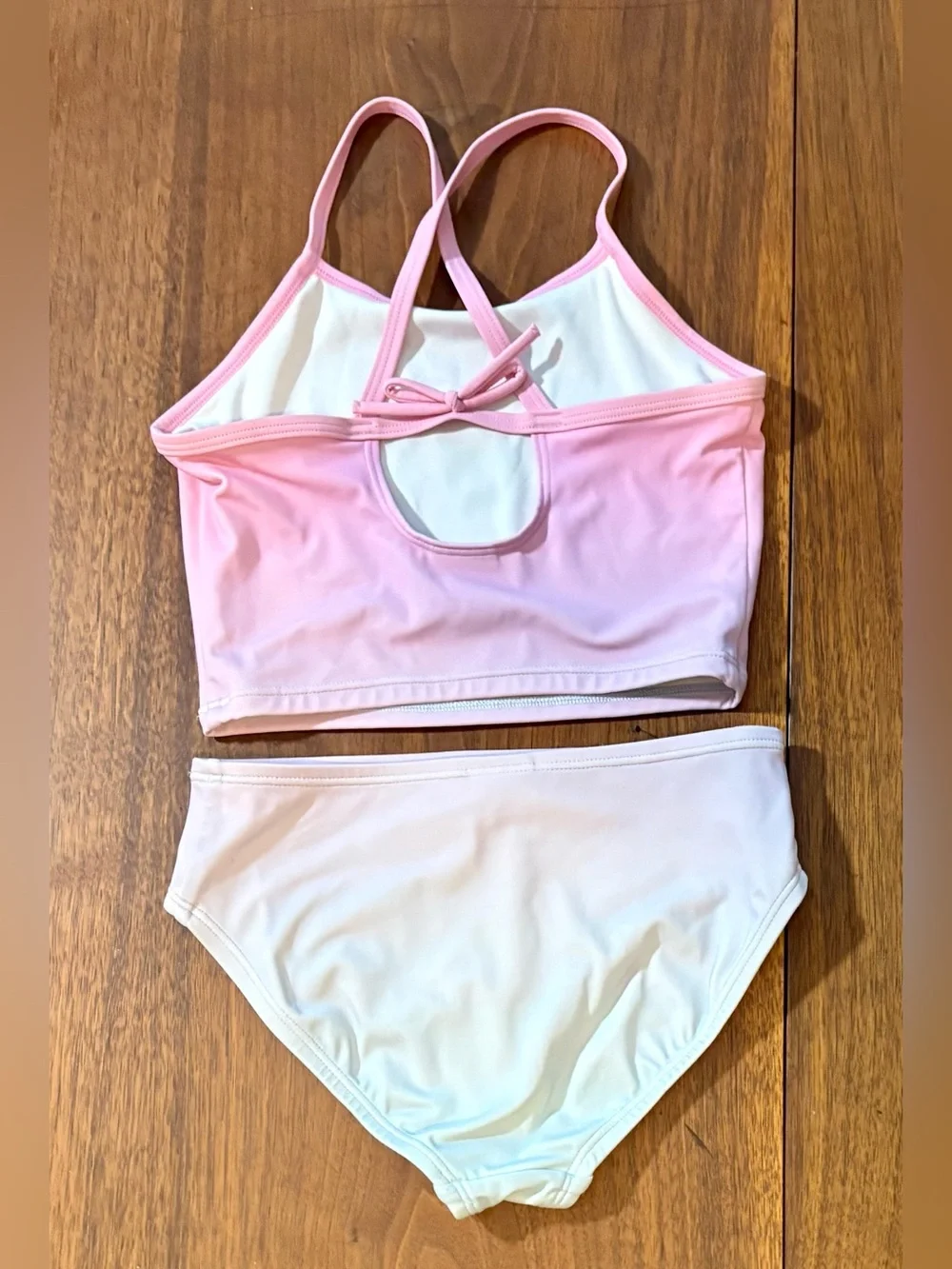 Hanna Andersson Girls Tankini Swimsuit Size 8 / 130